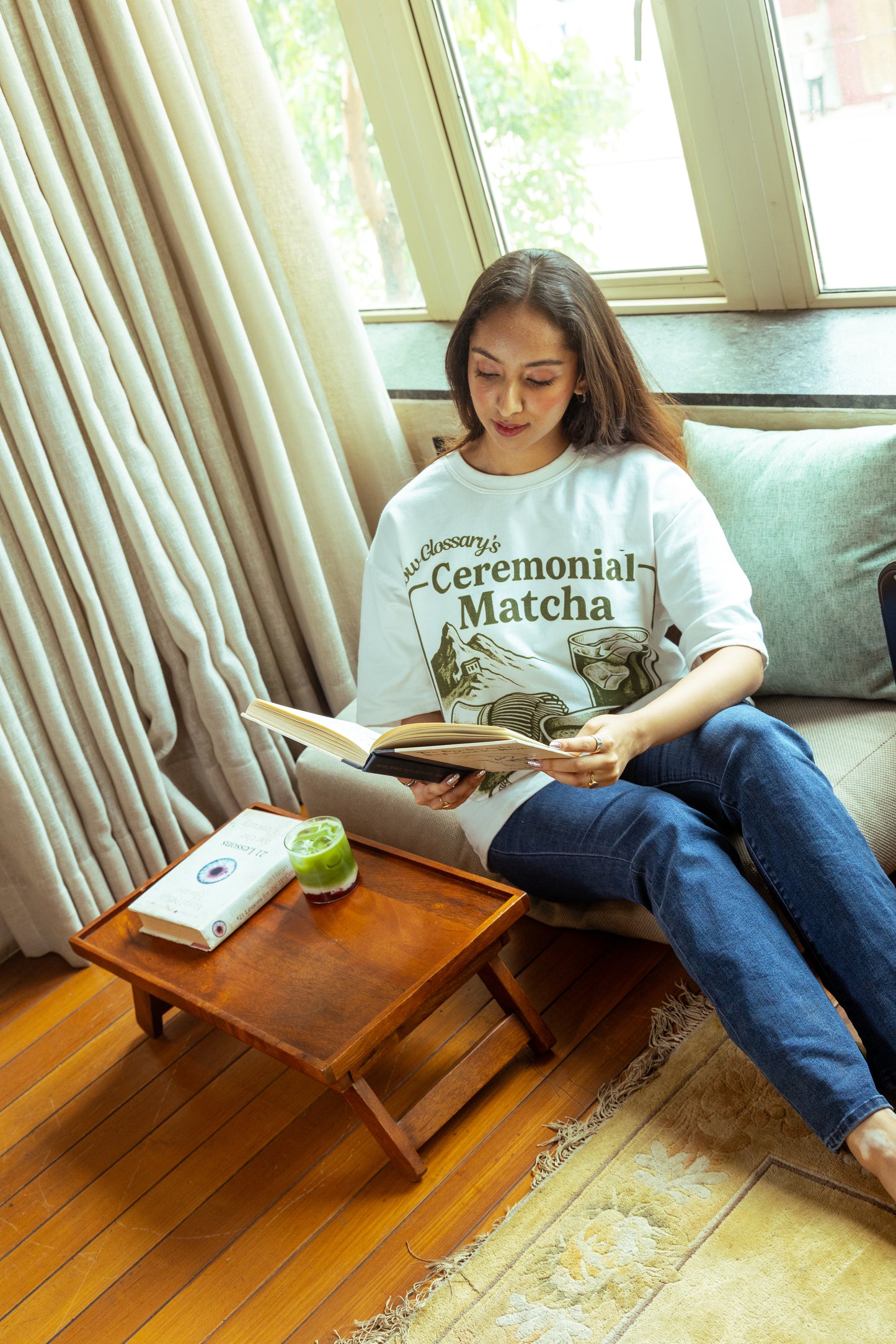 Your GG Oversize Tee in Off White (Unisex)