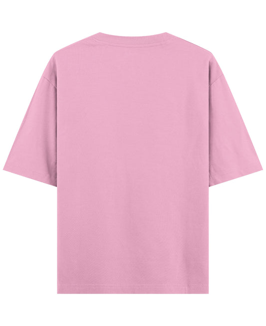 Baby Pink Oversized T-Shirt Back Design