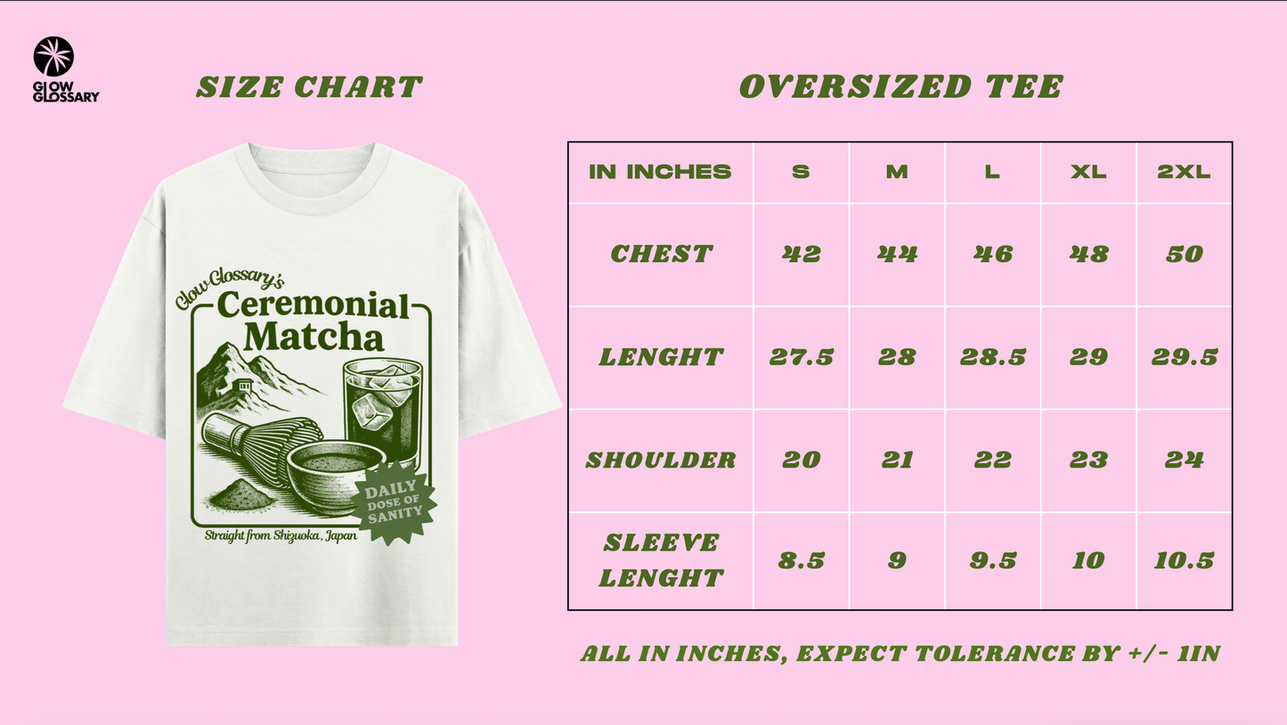 I’m Just a Matcha Girlie Tee in Baby Pink