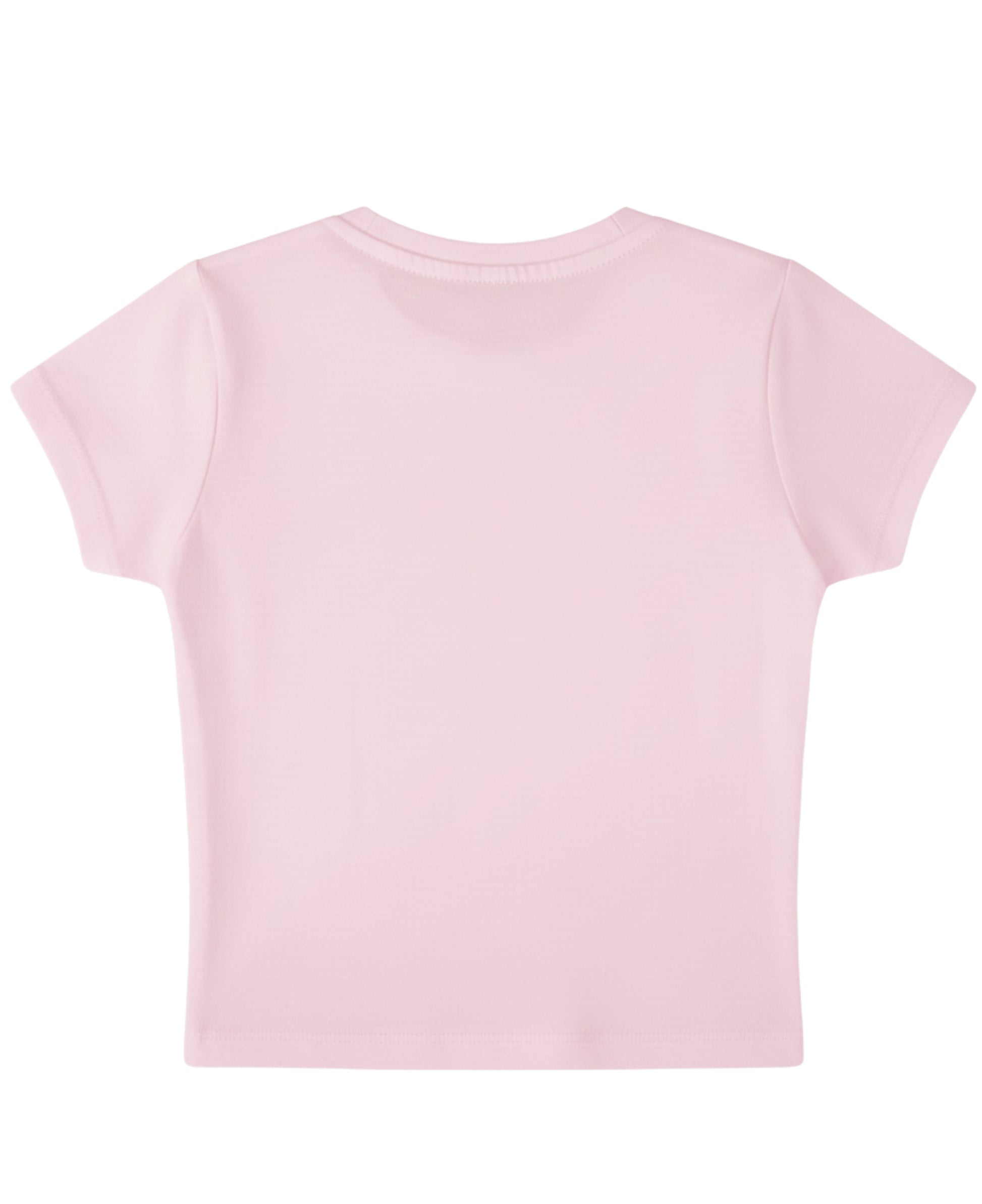 Baby Pink Baby Tee Back Design