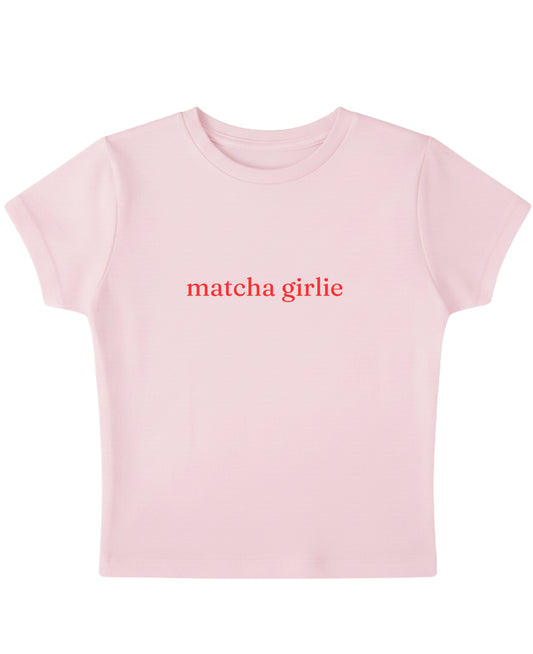 Baby Pink Baby Tee Front Design