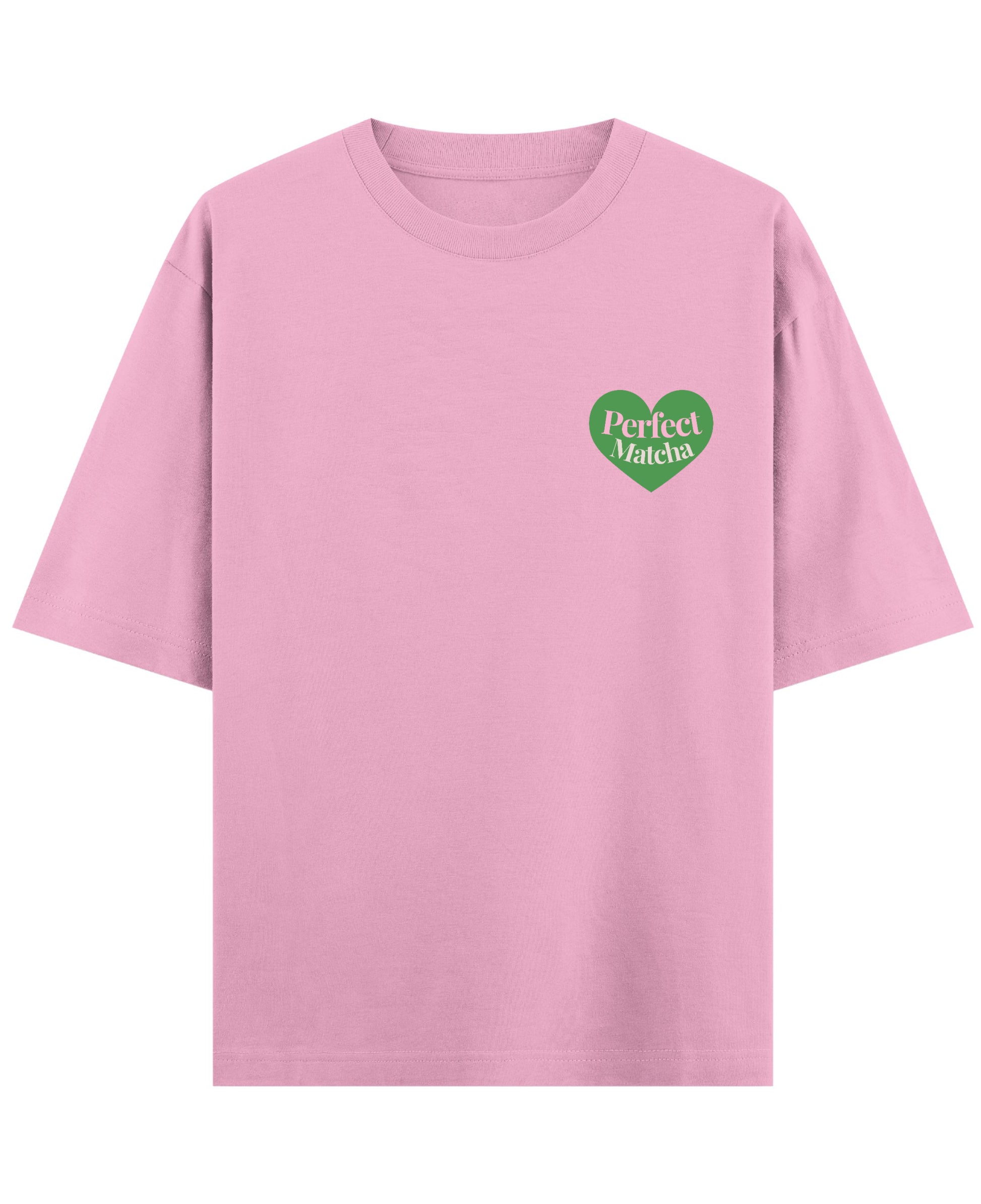Baby Pink Oversized T-Shirt Front Design