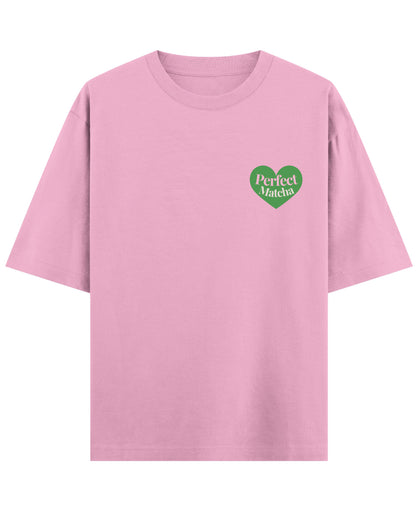 Baby Pink Oversized T-Shirt Front Design